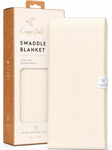 Miniatura 23 de Copper Pearl Swaddle Blankets for Newborns Soft Stretchy Receiving Blankets for Boys and Girls Large 46 x 46 Inch Baby Blankets Lightweight