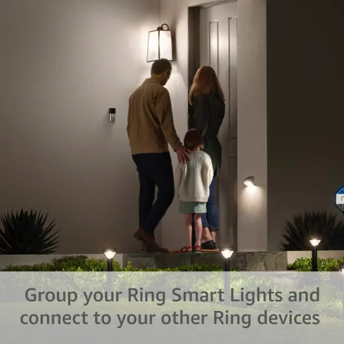 Miniatura 5 de Luz LED inteligente Ring A19: ahorra energía con sus 800 lúmenes de luz blanca y compatible con Amazon Sidewalk (blanco)