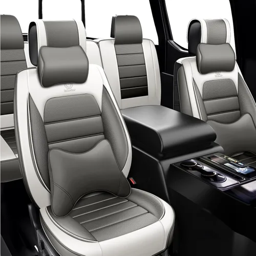 Miniatura 17 de Cubiertas de asiento ILMO para camiones 2009-2026 F150, 2011-2026 F250 F350 XL XLT Super Duty Crew Cab Lariat King Ranch Platinum, protectores