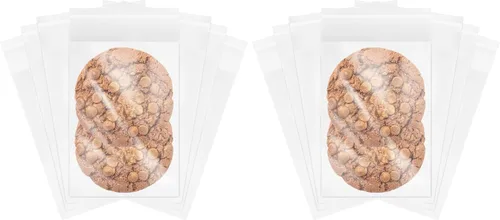 Miniatura 7 de MoloTAR 200 piezas bolsas de celo/celofán transparentes resellables de 4'' x 6'', buenas para panadería, bolsas para dulces adhesivas, velas, jabón