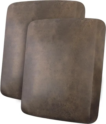 Miniatura 107 de ANARACHON Fundas de cojín de sofá con aspecto de cuero, juego de fundas de asiento de sofá, protector de muebles para sillón seccional, sofá biplaza