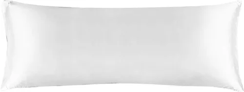 Miniatura 104 de Bedelite Funda de almohada de satén para el cuerpo, súper suave y refrescante, para el cabello y la piel, transpirable, sedosa y larga, 20 x 54 Rosa