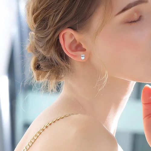 Miniatura 5 de Aretes de plata de ley 925 con diseño de gato, bonitos aretes de gato con diseño de gatito, joyería de regalo para mujeres y niñas, aretes