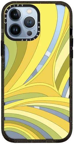 Miniatura 392 de Funda Impact de CASETiFY para iPhone 13 Pro Max con Magsafe - Estuche Claro Cuento de Invierno - Claro Negro Estuche transparente Winter Tale