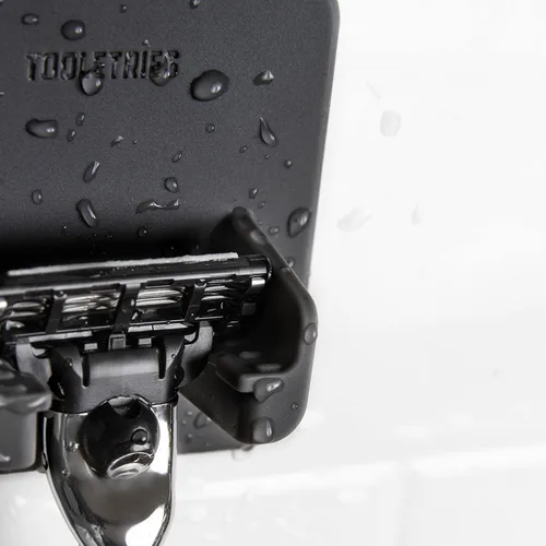 Miniatura 5 de TOOLETRIES The Mason Razor Holder - Soporte de silicona para ducha y baño, organizador de maquinilla de afeitar montado en la pared con residuos