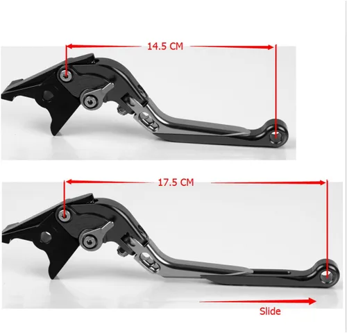 Miniatura 5 de Palancas Embrague Freno para Ducati 821 Monster 2014-2017 (Verde Rojo)