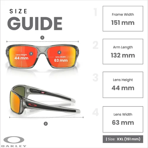 Miniatura 51 de Oakley Turbine OO9263 - Gafas de sol rectangulares para hombre, correa + paquete con kit de gafas de diseñador iWear