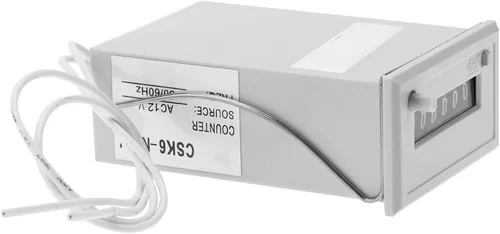 Miniatura 9 de Contador electromagnético CSK6-NKW Contador de pulso de 6 dígitos (DC 12V)