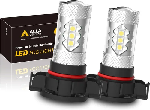 Miniatura 6 de Neblineros LED de repuesto de la marca Alla Lighting, 3030 SMD, luz amarilla