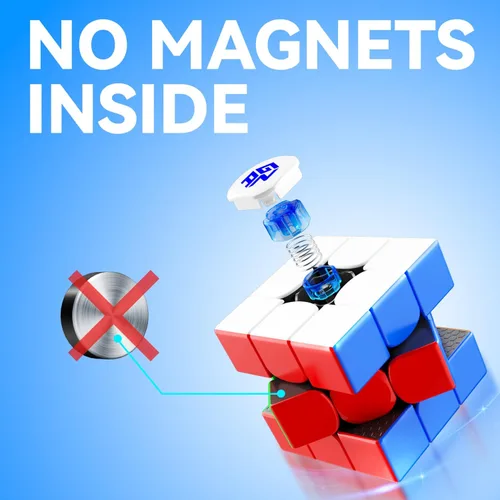 Miniatura 4 de GAN 356 R S, 3x3 Speed Cube Gans 356RS Cubo Mágico No Magnético (Stickerless)