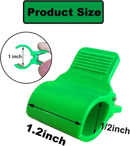 Miniatura 4 de Abrazaderas de invernadero para tubos de PVC de 1/2 pulgada, aros de invernadero, marco de soporte, túnel de cultivo, estacas de soporte de plantas