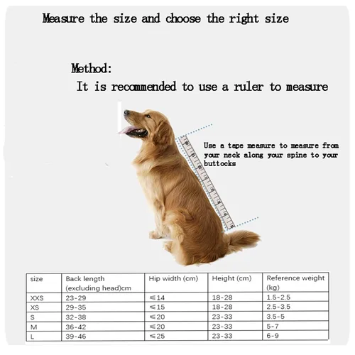Miniatura 3 de Dogs Carts with Wheels, Light Weight,Adjustable Dog Wheelchair Mobility Aid ，Leg Brace & Hip Support ，for Back Legs Mobility Support(XS)