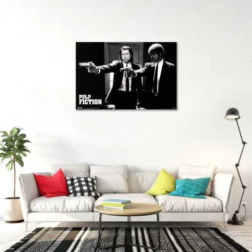 Miniatura 3 de POSTER STOP ONLINE Pulp Fiction - Póster de película (Vincent & Jules - Guns) (tamaño: 36" x 24")