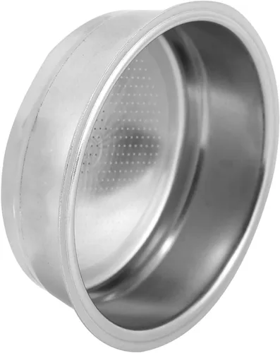 Miniatura 3 de Filtro de café de acero inoxidable, 2.008 in de una sola capa de acero inoxidable para máquina de café, filtro de filtro apto para DeLonghi, filtro