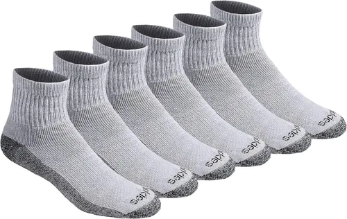 Miniatura 49 de Dickies Calcetines Dri-Tech para hombre con control de humedad, disponibles en tallas M-XXL (6, 12, 18 pares)
