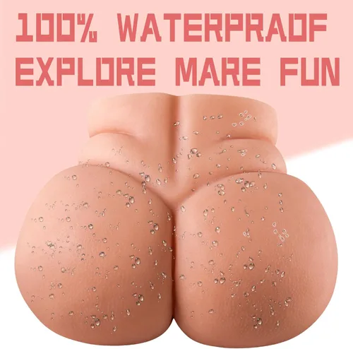 Miniatura 4 de Muñeca sexual de 2.43 libras para hombre, muñecas sexuales de trasero y vagina de bolsillo para hombres, juguetes sexuales para hombres, torso