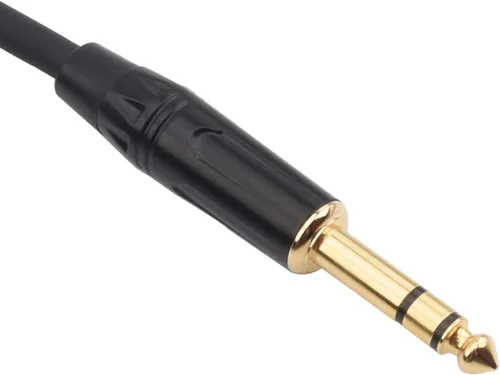 Miniatura 4 de Cable de 1/4 Pulgada TRS a XLR Macho de Señal Equilibrada - Cable de Conexión de 1/4 Pulgada a XLR - 3.3 Pies
