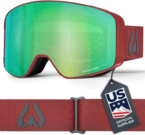 Miniatura 7 de Wildhorn Pipeline - Gafas de esquí para hombres y mujeres OTG, antiempañamiento y antiarañazos, para snowboard - Proveedor oficial del Equipo