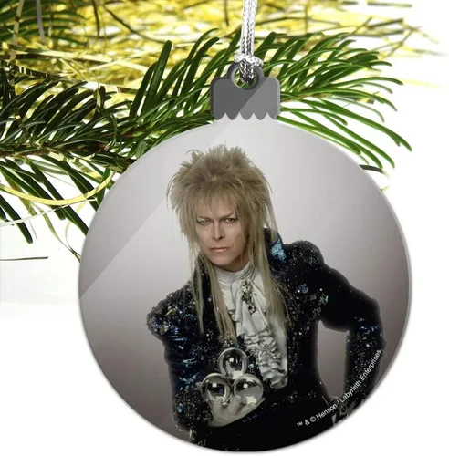 Miniatura 5 de GRAPHICS & MORE David Bowie As Jareth from The Labyrinth - Adorno acrílico para árbol de Navidad