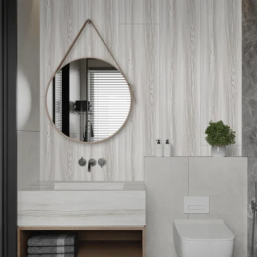 Miniatura 7 de Azulejos de suelo de despegar y pegar: rollo de 11.8x137.8 pulgadas con textura de grano de madera, pisos de vinilo autoadhesivos e impermeables sin
