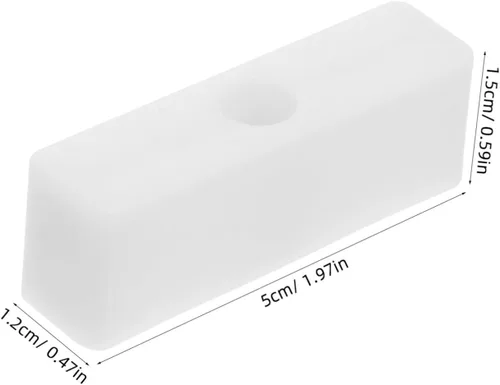 Miniatura 2 de DOITOOL Cerraduras de ventana 10 Uds. Tapón de ventana Cerradura de puerta corredera Barra de seguridad Ventana de seguridad Barra de bloqueo