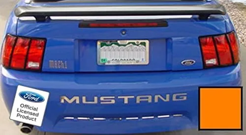 Miniatura 18 de Adhesivos de letras para parachoques trasero para Ford Mustang Negro (Brillo) -CB (se adapta a 1999-2004)