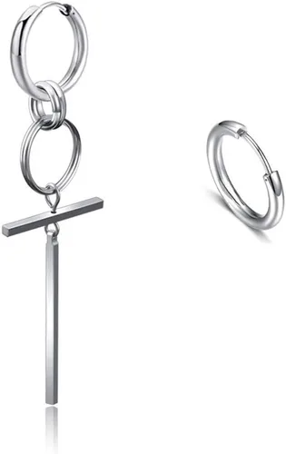 Aretes para hombre, aretes de cadena, aretes geniales, aretes colgantes para mujer, regalo de joyería