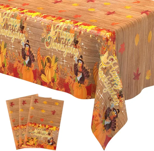 Miniatura 15 de Decoraciones para Fiestas de Fútbol, Paquete de 2 Manteles de Plástico para Fútbol (54x108 Pulgadas), Cubiertas de Manteles Rectangulares
