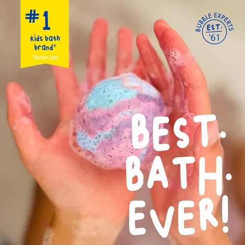 Miniatura 4 de Bombas de baño de Mr. Bubble Galaxy, aroma característico a goma de mascar, set de 8 bombas de baño diferentes con forma de planetas