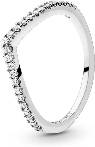 PANDORA Jewelry - Anillo brillante con circonita cúbica en plata de ley Metal Zirconia cúbica