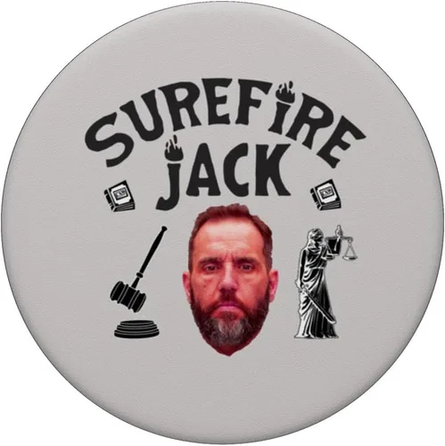 Miniatura 3 de Jack Smith Parody Surefire Jack Justice & Law PopSockets Swappable PopGrip