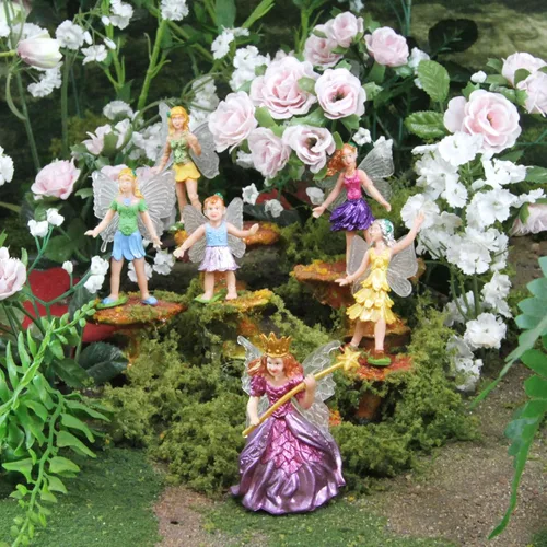 Miniatura 2 de Safari Ltd Figuritas de Hada de Fantasía TOOB, incluye 6 hadas aladas