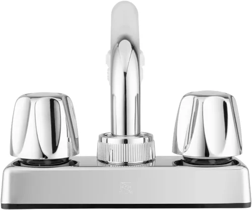 Miniatura 6 de Pacific Bay - Lynden Utility - Grifo para fregadero de lavandería con boquilla giratoria de acero inoxidable - Adaptador de manguera de jardín