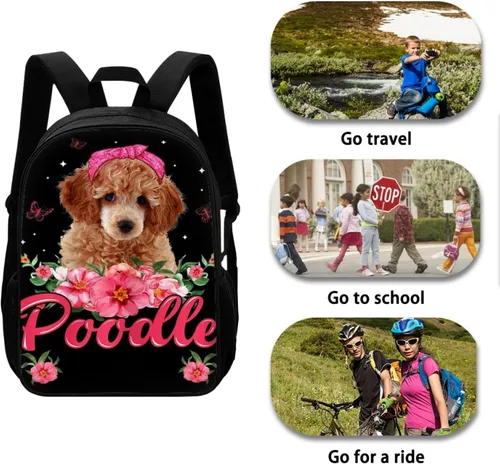 Miniatura 33 de HUGS IDEA Los animales frescos 3D niños escuela libro bolsa niños impresión mochilas, Baloncesto, Moderno