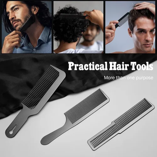 Miniatura 3 de SALON SILK Peine de pelo para hombres y mujeres, set de 8 peines profesionales para cabello mojado, rizado, natural, desenredante, para separar
