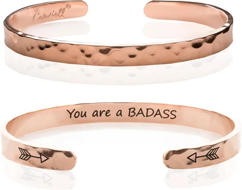 Miniatura 54 de Carviell Pulseras grabadas para mujer, inspiradoras, amistad, amor, mamá, hija, hermana, cristiana, graduación, conmemoración y regalos de boda, más