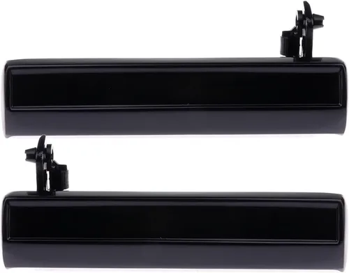 OCPTY Manijas de puerta exteriores de repuesto para lado del conductor 1985-1994 para manijas de puerta exteriores S10, color negro (2 unidades)