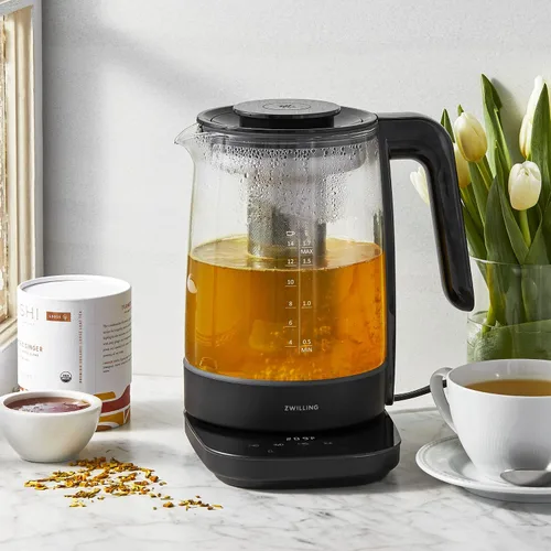 Miniatura 2 de Tetera de vidrio ZWILLING Enfinigy, tetera de té, color negro