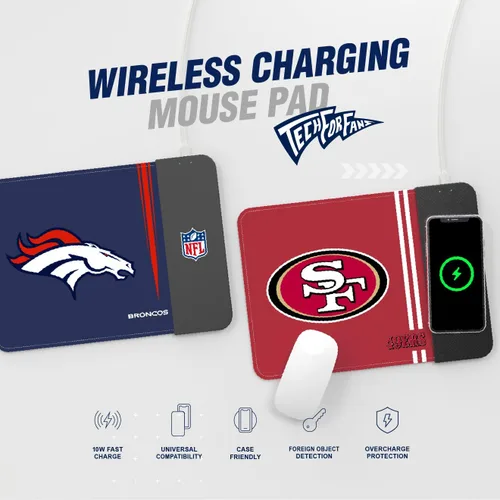 Miniatura 6 de SOAR NCAA Almohadilla de ratón unisex con carga inalámbrica para teléfono celular