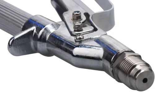 Miniatura 4 de Pistola de pintura sin aire, pistola de pulverización de celda en línea 3600PSI con punta 517 y poste de extensión de 10 pulgadas, color plateado