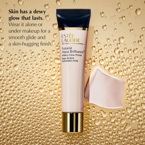 Miniatura 3 de Estée Lauder Futurist Aqua Brilliance Watery Glow Makeup Primer with Hylauronic Acid for Triple Moisture