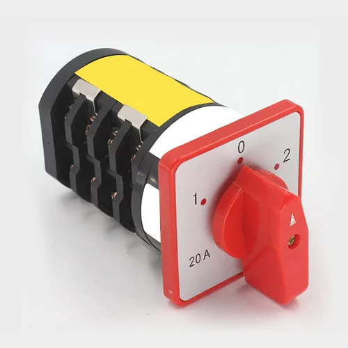 Miniatura 3 de Interruptor selector de cambio universal, interruptor de transferencia de potencia, 3 posiciones 16 terminales, HZ5D-20/04 M08 de dos velocidades