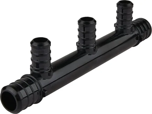 Miniatura 5 de EFIELD Colector de crimpado Poly Pex cerrado de 2 salidas: tronco de 3/4, puertos de 1/2 "(2 salidas), ASTM F2159, (PPSU1807160)