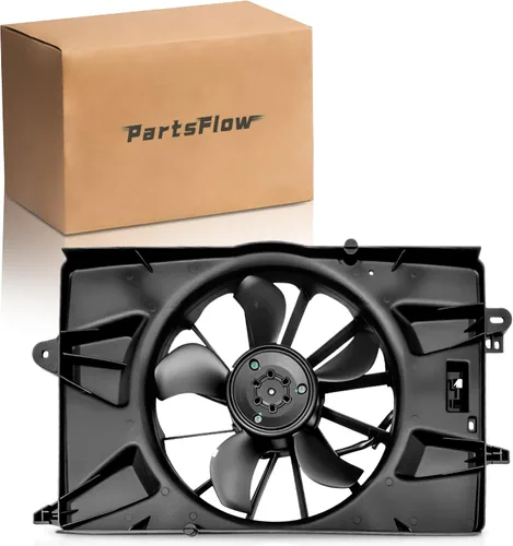Miniatura 15 de Ensamble de ventilador de refrigeración del radiador PartsFlow para BMW 325Ci/330Ci/320i/325i/325xi/330i/323Ci/323i/328Ci/328i 1999-2006 64546905076