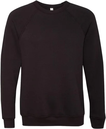 Miniatura 39 de Bella Canvas Sudadera de forro polar de esponja con cuello redondo (3901), Gris oscuro (Dark Grey Marble Fleck), M