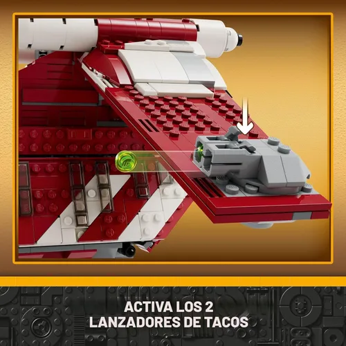 Miniatura 4 de LEGO Star Wars Nave de combate Coruscant Guard 75354 Juguete para construir Star Wars para niños de 9 años, idea de regalo para fanáticos de Star