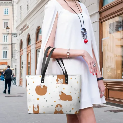 Miniatura 5 de Bolso de mano de piel de conejillo de indias para mujer, Multi