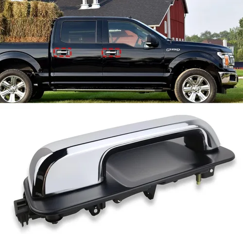 Miniatura 11 de Moonlinks Compatible con manija de puerta exterior del lado del conductor F150 2015-2020, reemplazo de manija de puerta F150 lado trasero izquierdo