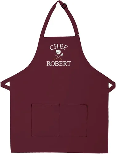 Miniatura 6 de Delantal personalizado bordado diseño de utensilios de chef