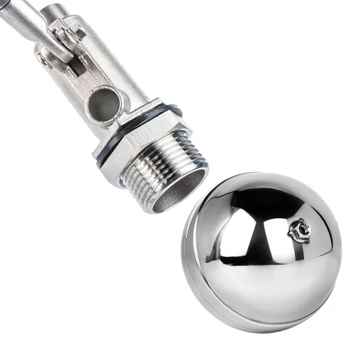Miniatura 5 de 1pcs 1/2inch 3/4inch 316 Stainless Steel Float Ball Valve, Fully Automatic Water Level Switch Controller for Water Tank/Tower(3/4inch)